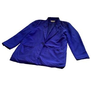 Vintage Naked Silk Blue Blazer